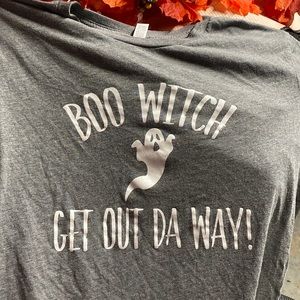 Halloween T-shirt. Boo Witch